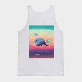 cute blue whale Tank Top